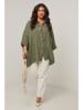 Curvy Lady Leinen-Hemd in Khaki