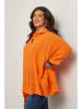 Curvy Lady Leinen-Hemd in Orange
