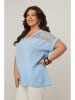 Curvy Lady Blouse lichtblauw