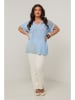 Curvy Lady Blouse lichtblauw