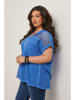 Curvy Lady Bluzka w kolorze niebieskim