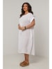 Curvy Lady Linnen jurk wit
