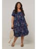 Curvy Lady Jurk donkerblauw