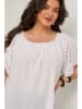 Curvy Lady Bluse in Weiß