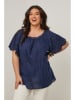 Curvy Lady Bluse in Dunkelblau