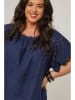 Curvy Lady Bluse in Dunkelblau