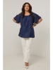 Curvy Lady Bluse in Dunkelblau