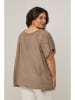 Curvy Lady Bluse in Hellbraun