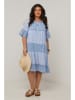 Curvy Lady Kleid in Hellblau