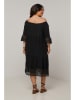 Curvy Lady Kleid in Schwarz