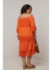 Curvy Lady Jurk oranje