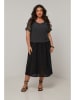 Curvy Lady Kleid in Schwarz