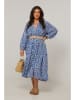 Curvy Lady Kleid in Blau