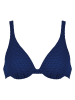 Naturana Bikini-Oberteil in Dunkelblau