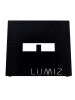 Lumiz Laternehalter ''Plaat' in Schwarz - (L)20 x (B)20 cm