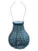 Lumiz Ledsolarlantaarn "Ikat Bulb'' petrol - (H)20 x Ø 16 cm