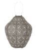 Lumiz LED-Solarlaterne ''Mandela Jar'' in Taupe - (H)34 x Ø 30 cm