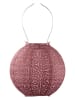 Lumiz Ledsolarlantaarn "Sashiko Rond'' koperkleurig - Ø 20 cm