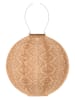 Lumiz Ledsolarlantaarn "Lace Rond'' abrikooskleurig - Ø 30 cm