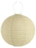 Lumiz Ledsolarlantaarn "Fiore Rond'' geel - Ø 40 cm