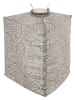 Lumiz LED-Solarlaterne ''Paisley Triangle'' in Taupe - (H)30 x Ø 28 cm