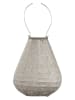 Lumiz Ledsolarlantaarn "Topaze Tulip'' taupe - (H)22,5 x Ø 20 cm