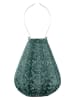 Lumiz LED-Solarlaterne ''Lace Tulip'' in Grün - (H)22,5 x Ø 20 cm