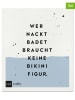 ppd 2er-Set: Schwammtücher "Bikinifigur" in Hellblau/ Weiß - (L)20 x (B)17 cm