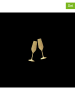 ppd 2-delige set: servetten "To Cheers" zwart - 2x 20 stuks