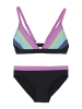 Color Kids Bikini in Schwarz/ Bunt