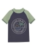 Color Kids Badeshirt in Grau/ Grün