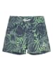 Color Kids Badeshorts in Grün/ Blau