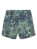 Color Kids Badeshorts in Grün/ Blau