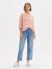 OPUS Shirt oranje/wit