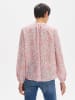OPUS Bluse in Grau/ Orange