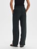 OPUS Linnen broek donkerblauw