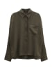 Someday Leinen-Hemd in Khaki