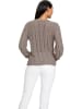 Heine Pullover in Taupe