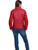 Heine Wende-Steppjacke in Rot/ Schwarz