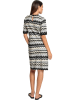Heine Kleid in Beige/ Schwarz