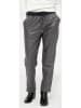 Heine Leren broek antraciet