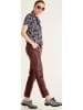 Heine Leren broek bruin