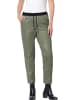 Heine Lederhose in Khaki