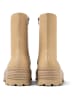 Camper Leder-Ankle-Boots in Beige