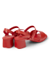 Camper Leder-Sandaletten in Rot