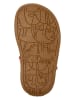 Camper Leder-Sandalen in Rot/ Weiß