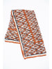 Garcia Tuch in Creme/ Orange/ Schwarz