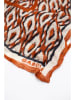 Garcia Tuch in Creme/ Orange/ Schwarz