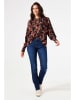Garcia Bluse in Schwarz/ Rot