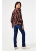 Garcia Bluse in Schwarz/ Rot